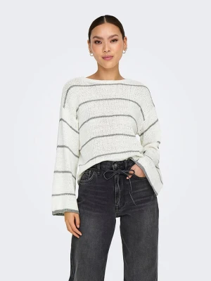 ONLY Sweter w kolorze białym rozmiar: S