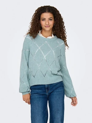 ONLY Sweter w kolorze błękitnym rozmiar: XS