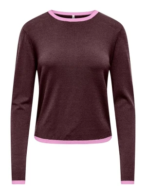 ONLY Sweter w kolorze brązowym rozmiar: XS
