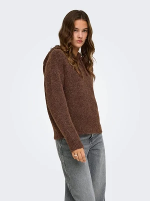 ONLY Sweter w kolorze brązowym rozmiar: XS