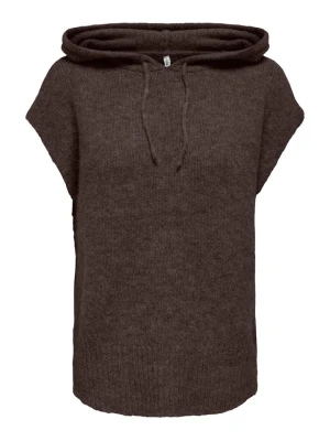 ONLY Sweter w kolorze brązowym rozmiar: S