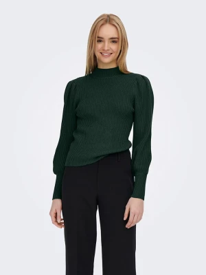 ONLY Sweter w kolorze ciemnozielonym rozmiar: S