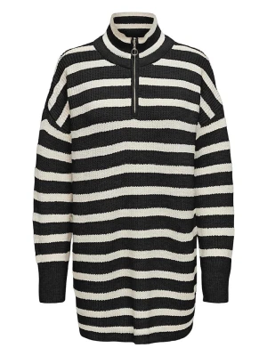 ONLY Sweter w kolorze czarno-kremowym rozmiar: M