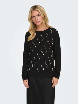 ONLY Sweter w kolorze czarnym rozmiar: M