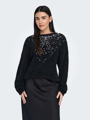 ONLY Sweter w kolorze czarnym rozmiar: XS