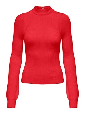 ONLY Sweter w kolorze czerwonym rozmiar: L