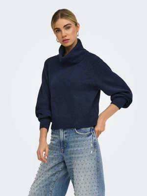 ONLY Sweter w kolorze granatowym rozmiar: XS