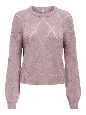 ONLY Sweter w kolorze jasnoróżowym rozmiar: M