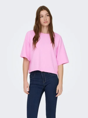 ONLY Sweter w kolorze jasnoróżowym rozmiar: L