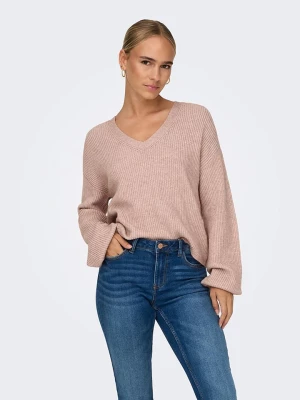 ONLY Sweter w kolorze jasnoróżowym rozmiar: XL