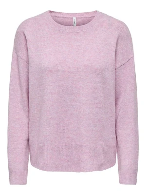 ONLY Sweter w kolorze jasnoróżowym rozmiar: M