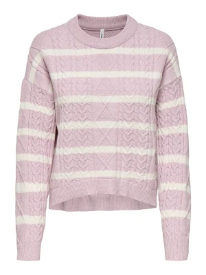ONLY Sweter w kolorze jasnoróżowym rozmiar: S
