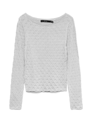 ONLY Sweter w kolorze jasnoszarym rozmiar: S