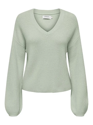 ONLY Sweter w kolorze jasnozielonym rozmiar: M