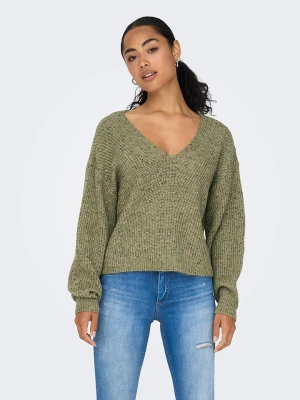 ONLY Sweter w kolorze jasnozielonym rozmiar: XL