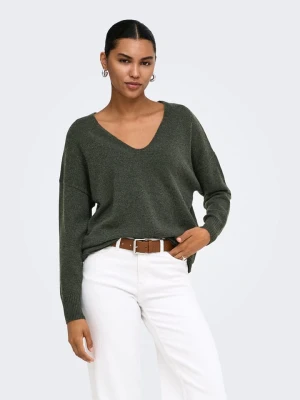 ONLY Sweter w kolorze khaki rozmiar: S