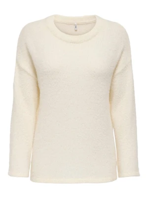 ONLY Sweter w kolorze kremowym rozmiar: L