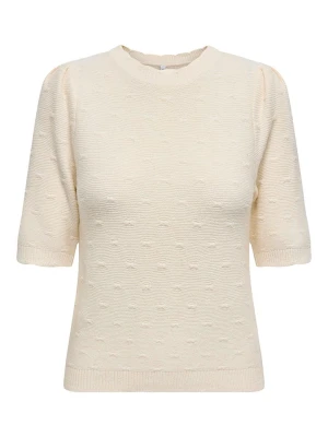 ONLY Sweter w kolorze kremowym rozmiar: S