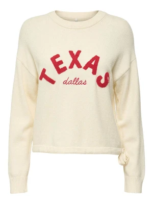 ONLY Sweter w kolorze kremowym rozmiar: S