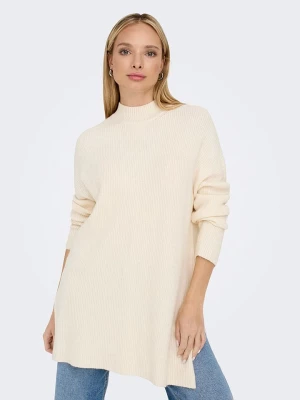 ONLY Sweter w kolorze kremowym rozmiar: XS