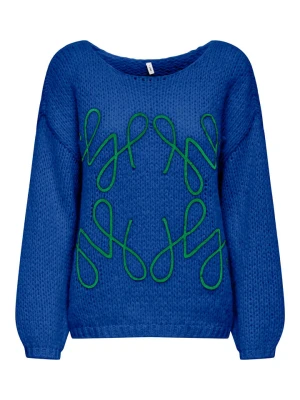 ONLY Sweter w kolorze niebieskim rozmiar: L