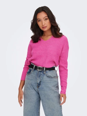 ONLY Sweter w kolorze różowym rozmiar: S