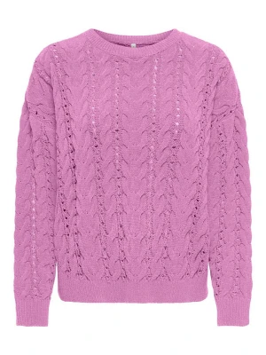 ONLY Sweter w kolorze różowym rozmiar: XL