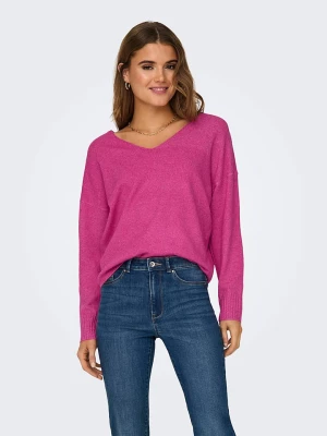 ONLY Sweter w kolorze różowym rozmiar: S