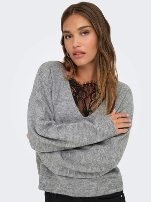 ONLY Sweter w kolorze szarym rozmiar: M