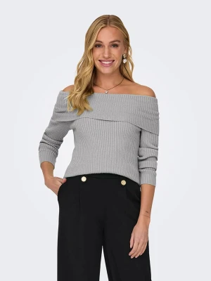 ONLY Sweter w kolorze szarym rozmiar: XL