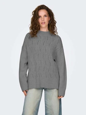 ONLY Sweter w kolorze szarym rozmiar: XS
