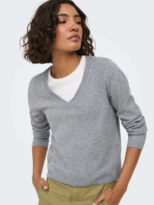ONLY Sweter w kolorze szarym rozmiar: L
