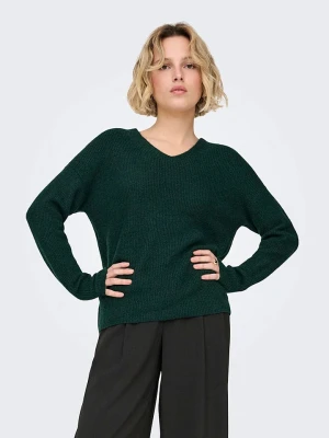 ONLY Sweter w kolorze zielonym rozmiar: L