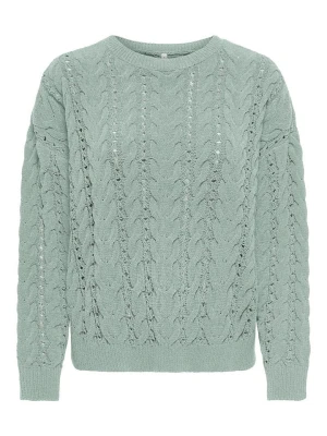 ONLY Sweter w kolorze zielonym rozmiar: XS
