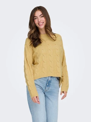 ONLY Sweter w kolorze żółtym rozmiar: L
