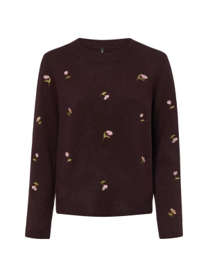 ONLY sweter z dzianiny z domieszką wełny Kobiety lila