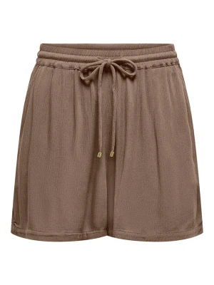 ONLY Szorty "Chiara" w kolorze brązowym rozmiar: XS