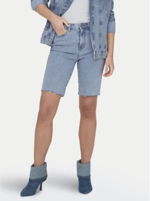 ONLY Szorty jeansowe Emily 15311259 Niebieski Straight Fit