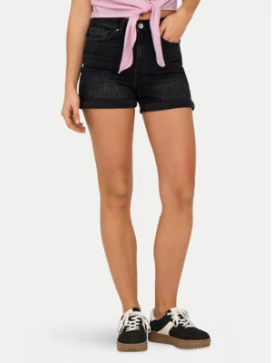 ONLY Szorty jeansowe Josephine 15321381 Czarny Regular Fit