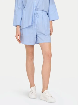 ONLY Szorty materiałowe Augusta 15347659 Błękitny Loose Fit