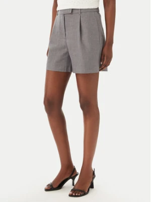 ONLY Szorty materiałowe Linda 15283727 Szary Regular Fit