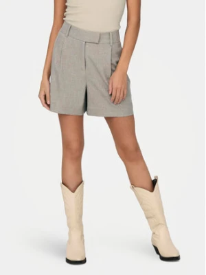ONLY Szorty materiałowe Linda 15283727 Szary Wide Leg