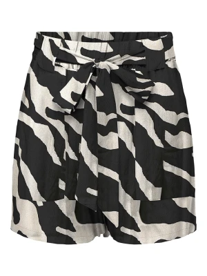 ONLY Szorty "Nova" w kolorze czarno-białym rozmiar: S
