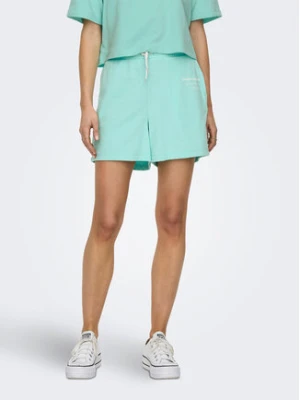 ONLY Szorty sportowe 15293692 Zielony Regular Fit