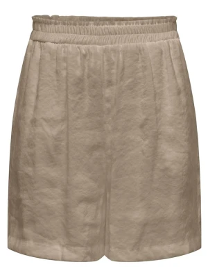 ONLY Szorty w kolorze beżowym rozmiar: S