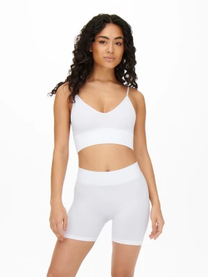 ONLY Szorty w kolorze białym rozmiar: M/L