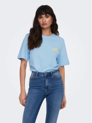 ONLY T-Shirt 15295382 Niebieski Regular Fit