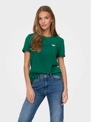 ONLY T-Shirt Kita 15244714 Zielony Regular Fit