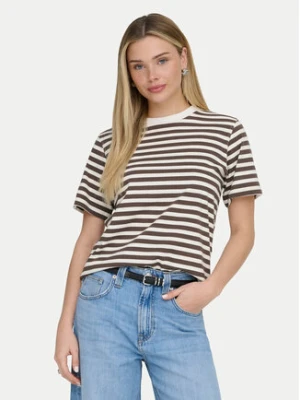 ONLY T-Shirt Livina 15272227 Brązowy Regular Fit