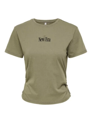 ONLY T-Shirt Lucy 15346760 Brązowy Regular Fit